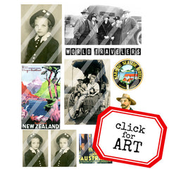 Vintage Elements 203 Travel Collage Sheet