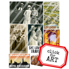Vintage Elements 205 Travel Collage Sheet