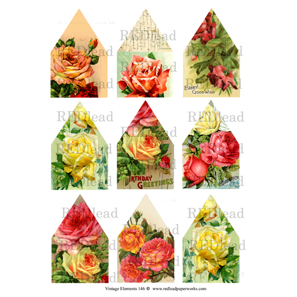 Vintage Elements 146 Collage Sheet