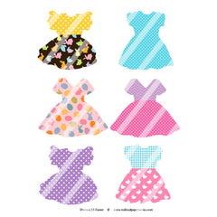 Easter Dresses Collage Sheet 13