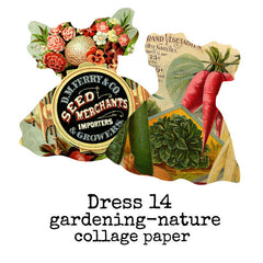 Gardening Dress Collage Sheet 14