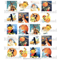 Halloween Collage Sheet 10