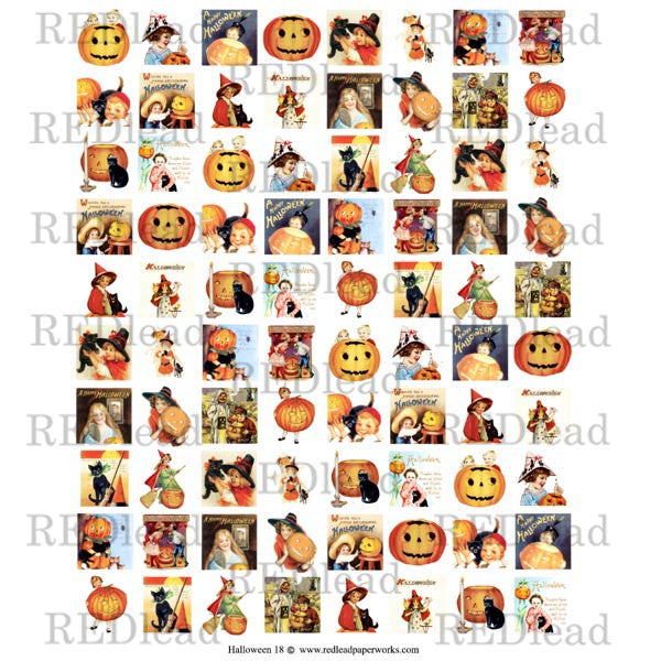 Halloween Collage Sheet 18