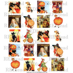 Halloween Collage Sheet 9