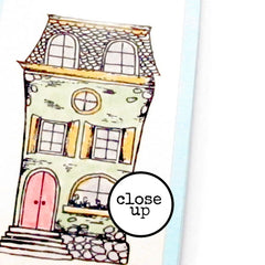 Home Sweet Home Petite Rubber Stamp