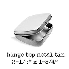 Metal Hinged Top Box - Small