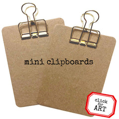 2 Mini Clipboards