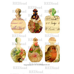 Collage Sheet Vintage Elements 109