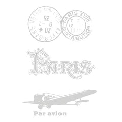 Paris Cling Mount Rubber Stamps