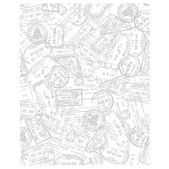 Postmarks Background Rubber Stamp