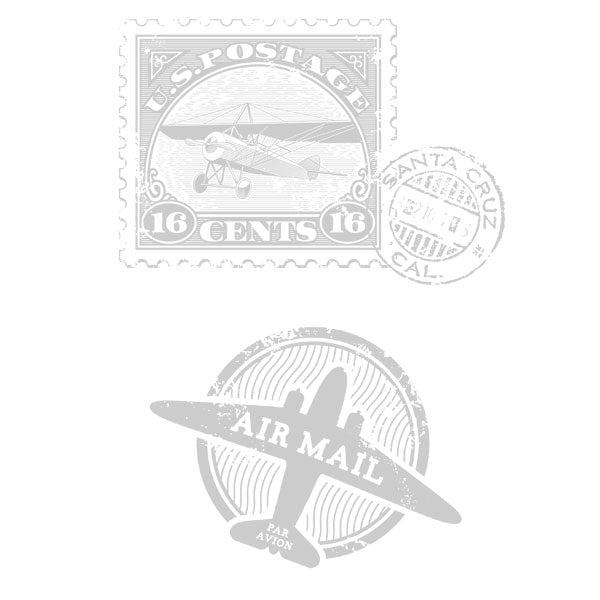 USA Postage Postmarks Rubber Stamp