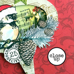 Wishing You a Cozy Christmas Rubber Stamp