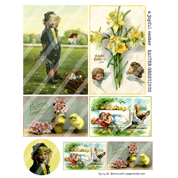 Spring 42 Collage Sheet