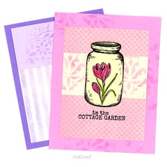 Art Jar Rubber Stamp