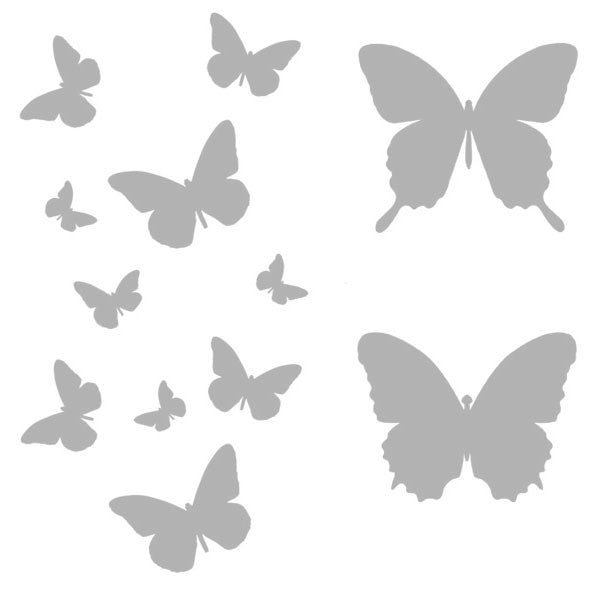 Butterfly Flight 6" x 6" Art Stencil