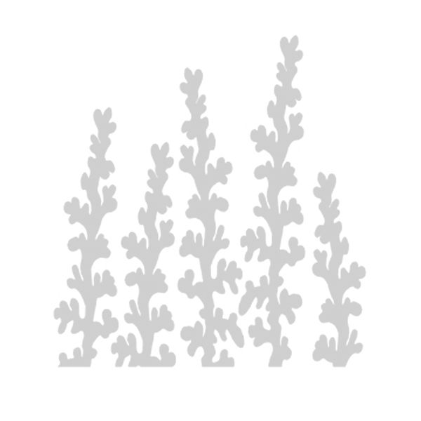 Seaweed Stencil 6 x 6