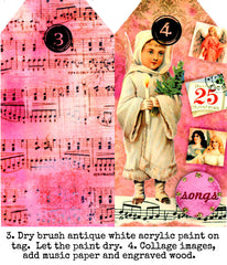 Christmas Collage Sheet 95 Angel Tags