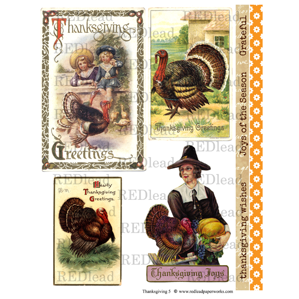 Thanksgiving Collage Sheet 5