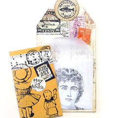 Mail Art with Post Mark Rubber Stamps