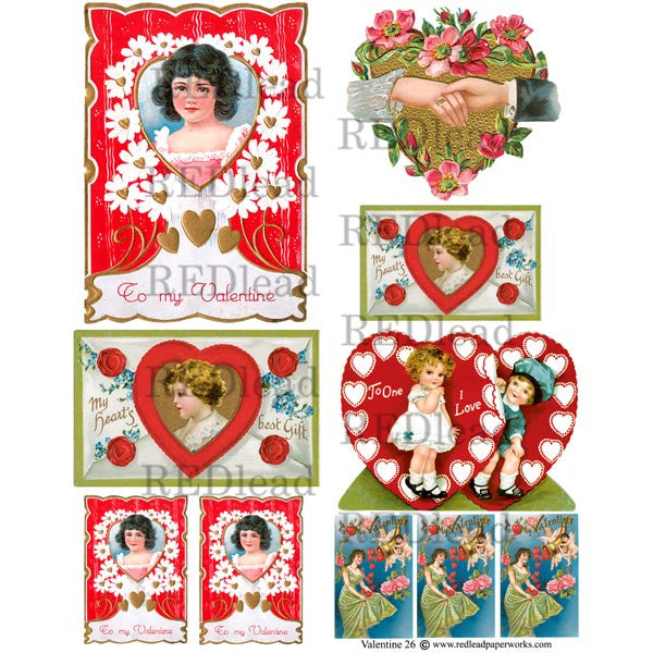Valentine Collage Sheet 26