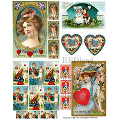 Valentine Collage Sheet 27