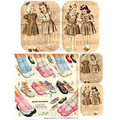 Vintage Elements 79 Collage Sheet