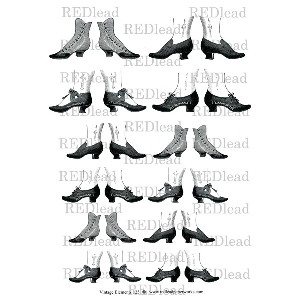 Vintage Elements 125 Collage Sheet