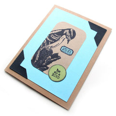 woodpecker bird card